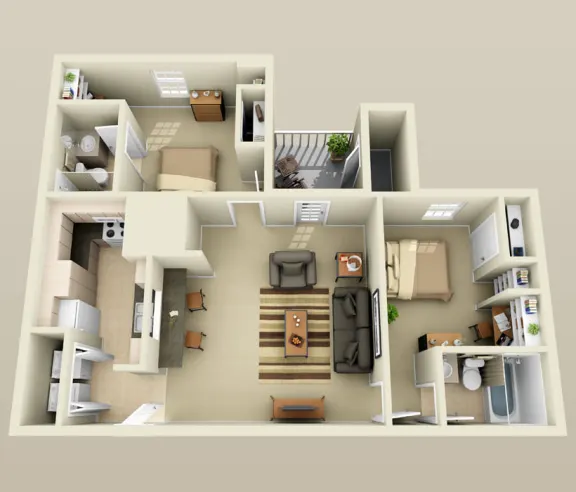 The Arlington West floor plan