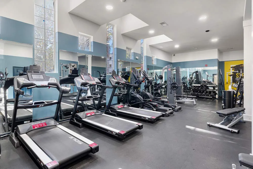 apartments near ECU greenville nc the horizon student living updated gym at The Horizon